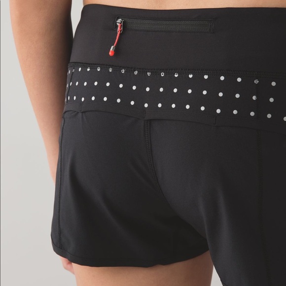 Lululemon Polka Dot Reflective Speed Up Shorts - Picture 3 of 7